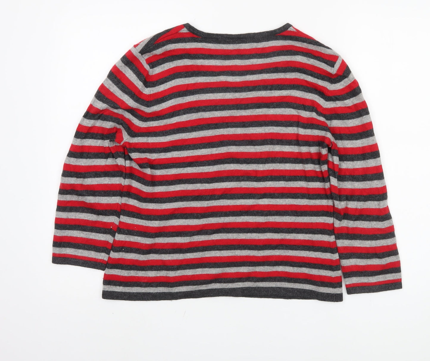 Precis Women's Multicoloured M Striped Pullover Jumper