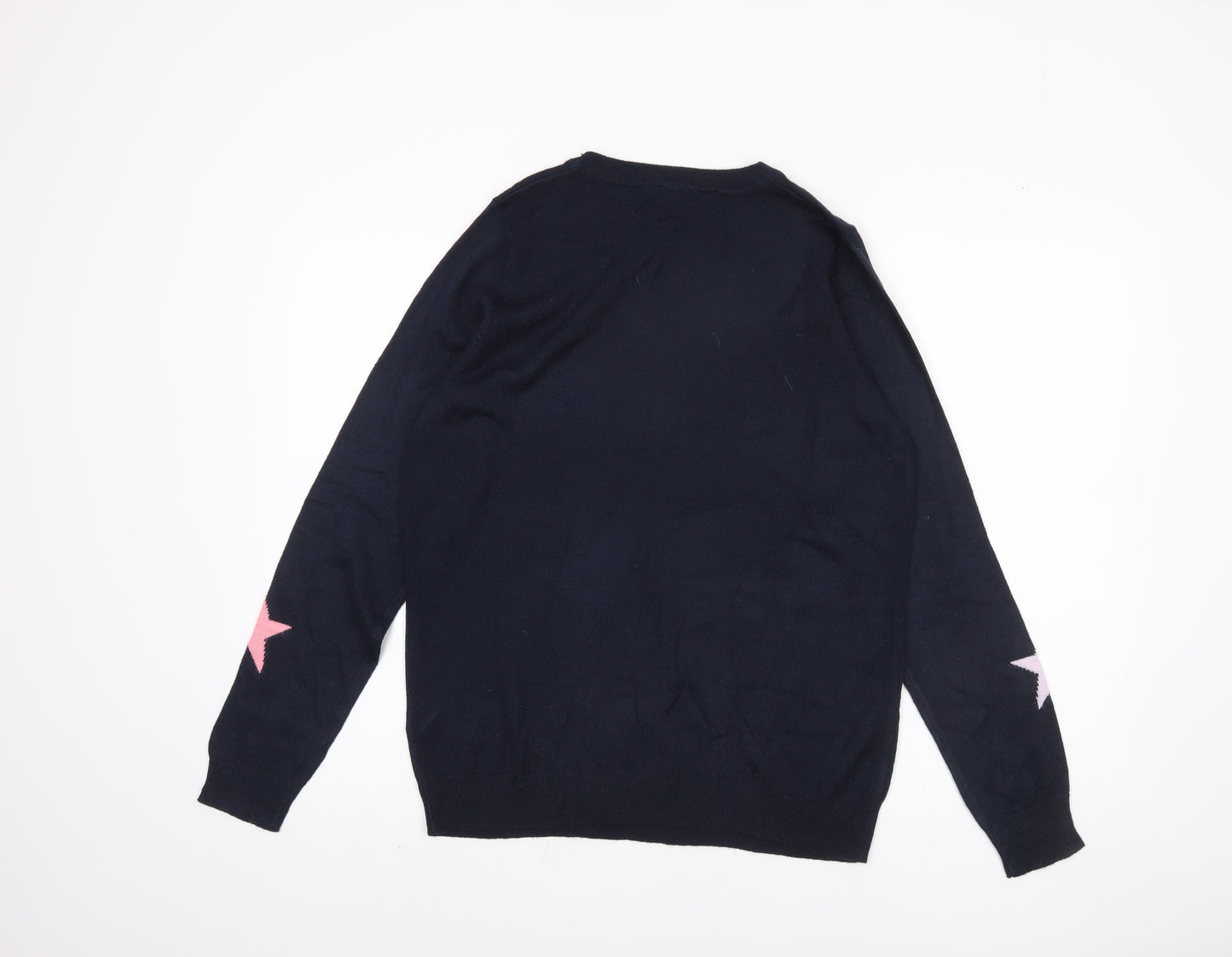 Dorothy Perkins Women’s Blue Star Pullover Jumper M