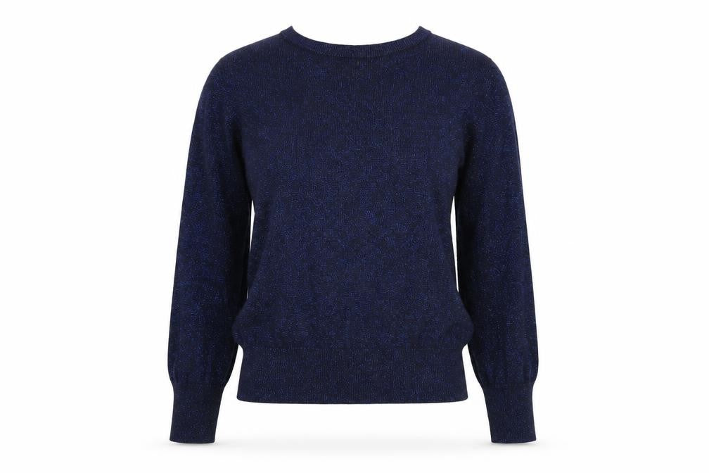 H&M Women Blue Pullover Jumper Size S Knit