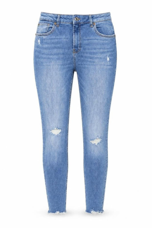 Primark Women's Blue Skinny Jeans Size 10