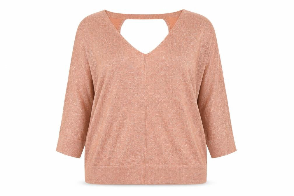 Marks & Spencer Women's V-Neck Orange Jumper