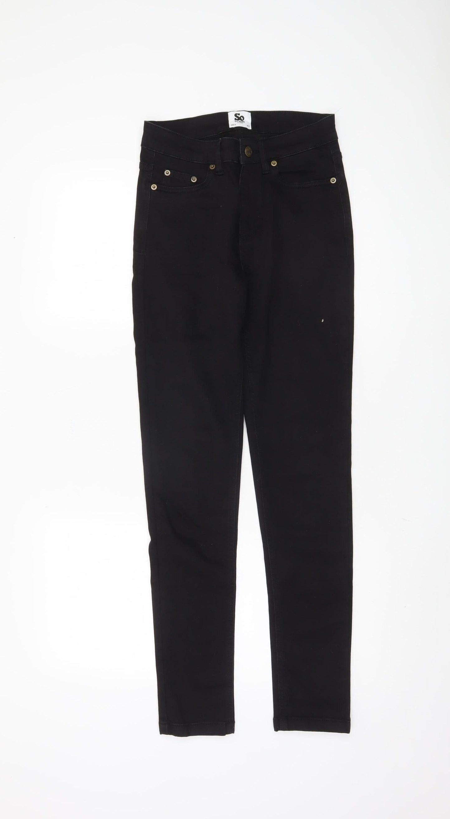 So Denim Women's Black Skinny Jeans Size 8