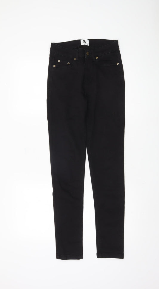 So Denim Women's Black Skinny Jeans Size 8