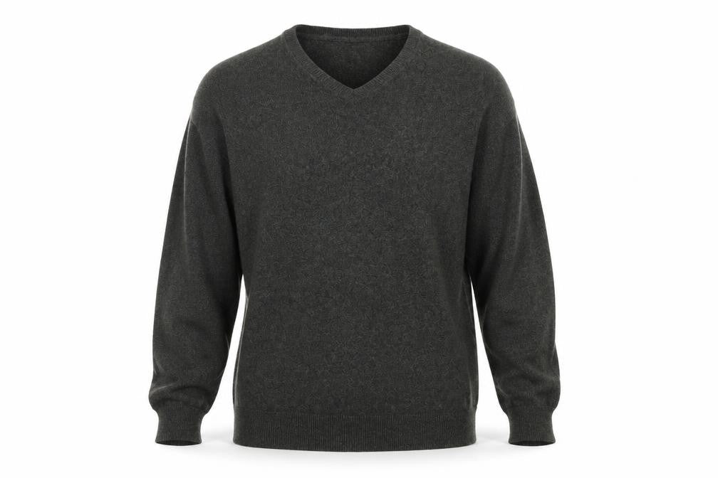 Marks & Spencer Men's Green Cotton Pullover Jumper Medium