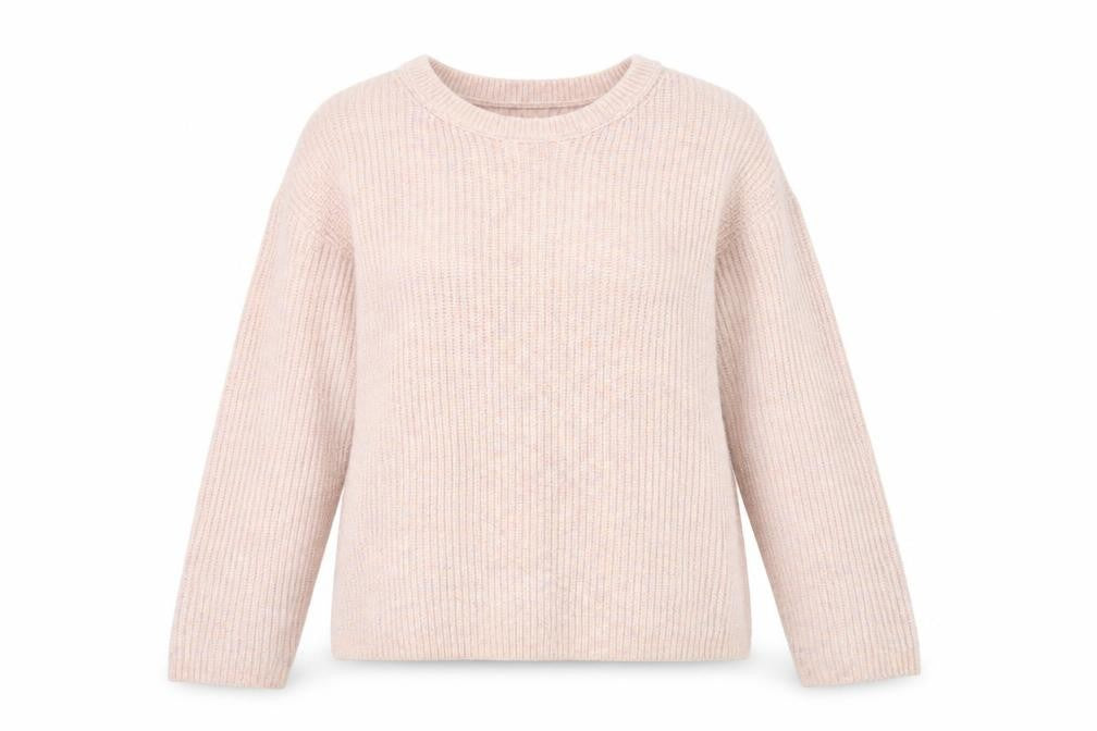 Marks & Spencer Women's Beige Knit Pullover Jumper - S