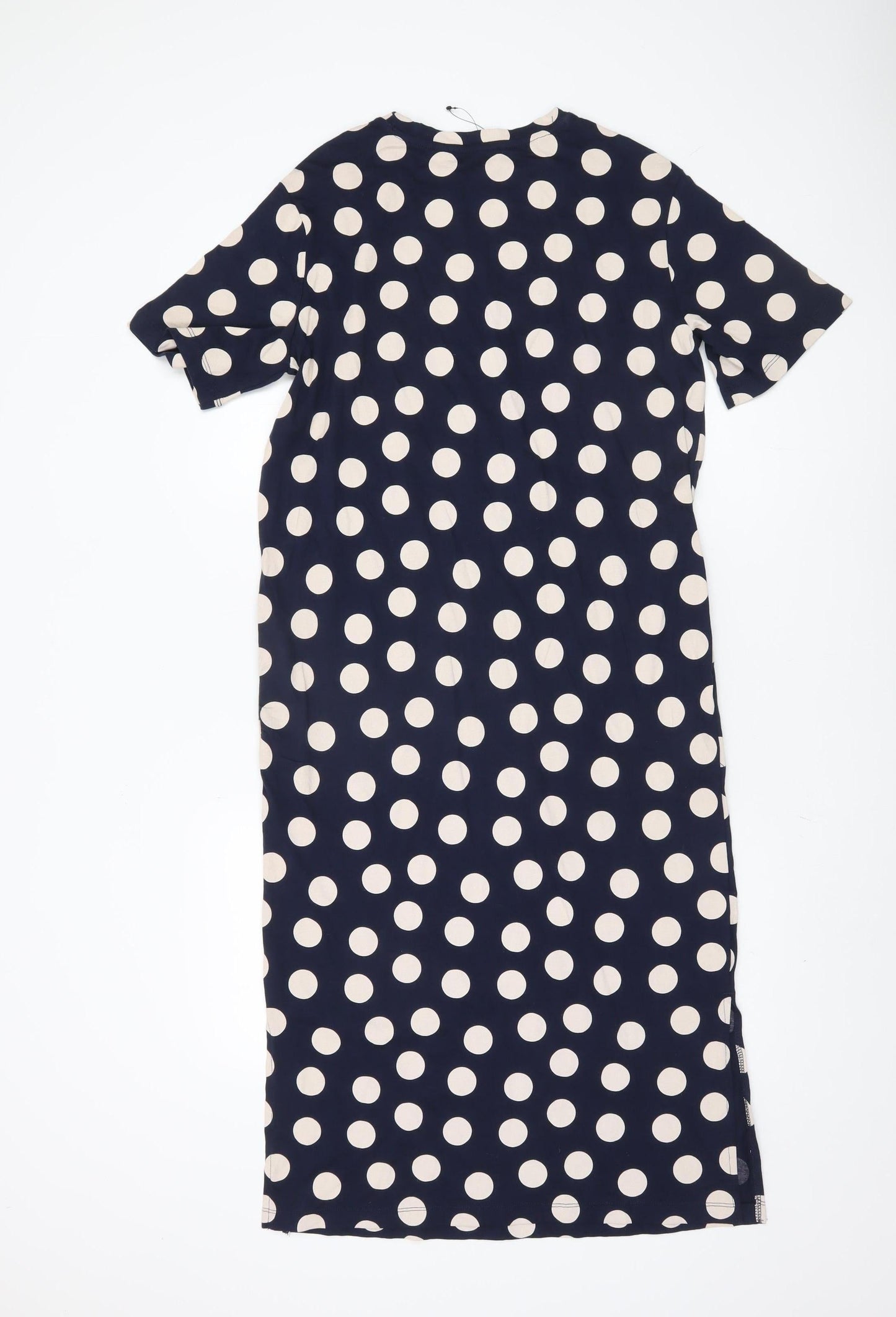Marks and Spencer Blue Polka Dot Dress Size 8