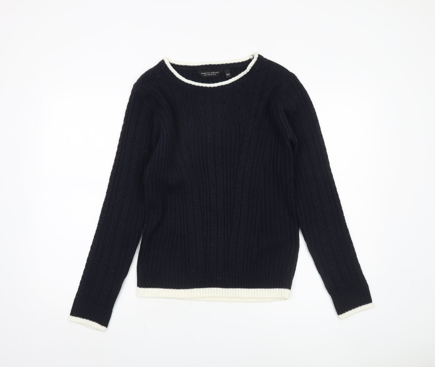 Dorothy Perkins Women's Black Pullover Jumper Size 10