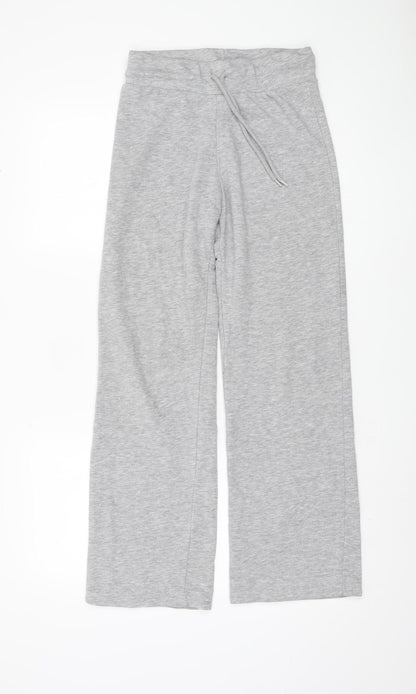 Additional front view of H&M Women's Grey Sweatpants, size 40, Relaxed Fit