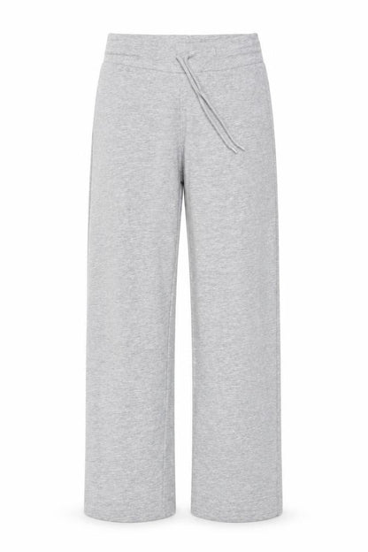 Front view of H&M Women's Grey Sweatpants, size 40, Relaxed Fit