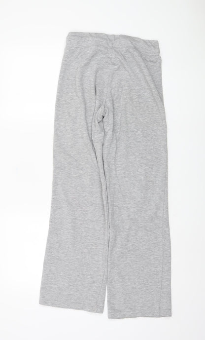Back view of H&M Women's Grey Sweatpants, size 40, Relaxed Fit