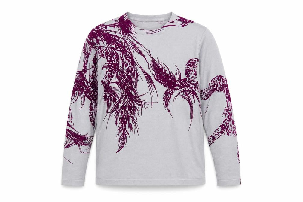 Alexara Women's Purple Floral Jumper L