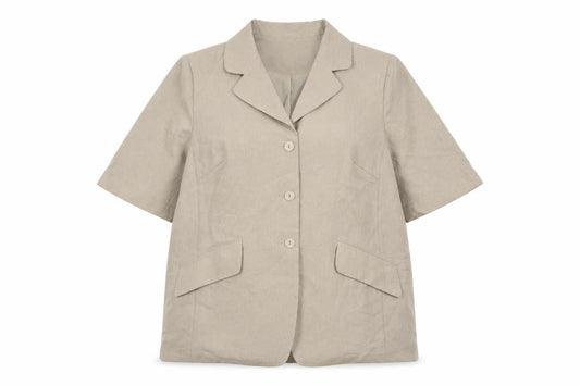 ESSENCE Women's Beige Blazer, Size 18