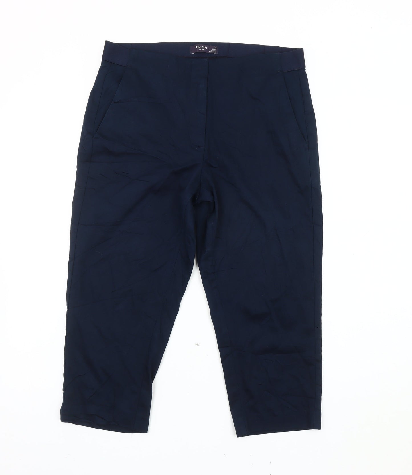 Marks and Spencer Women's Blue Trousers, Size 12
