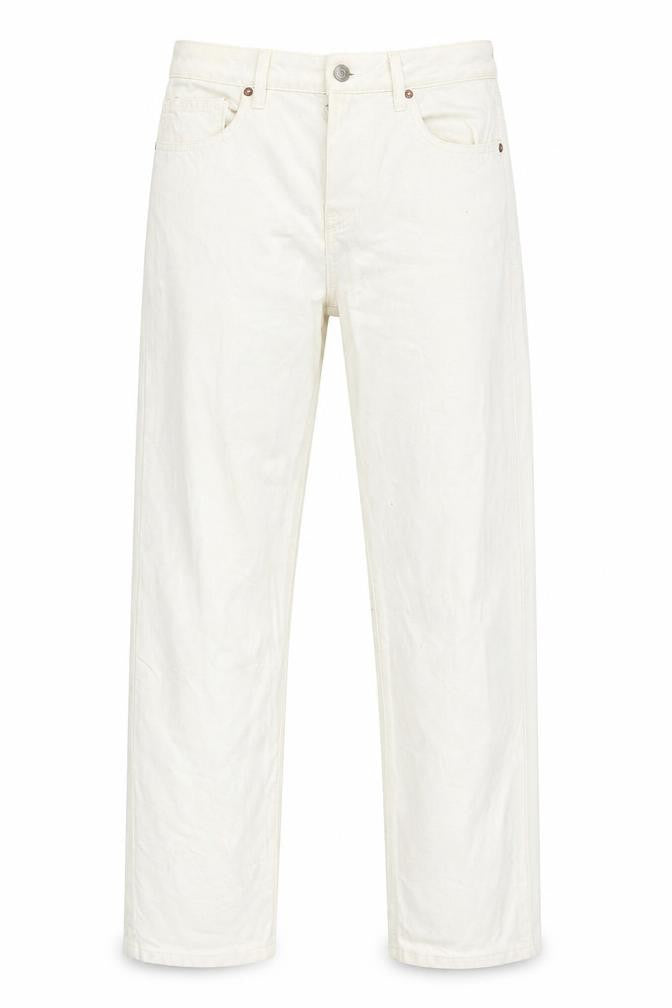 Denim Co. Women's White Straight Jeans Size 10