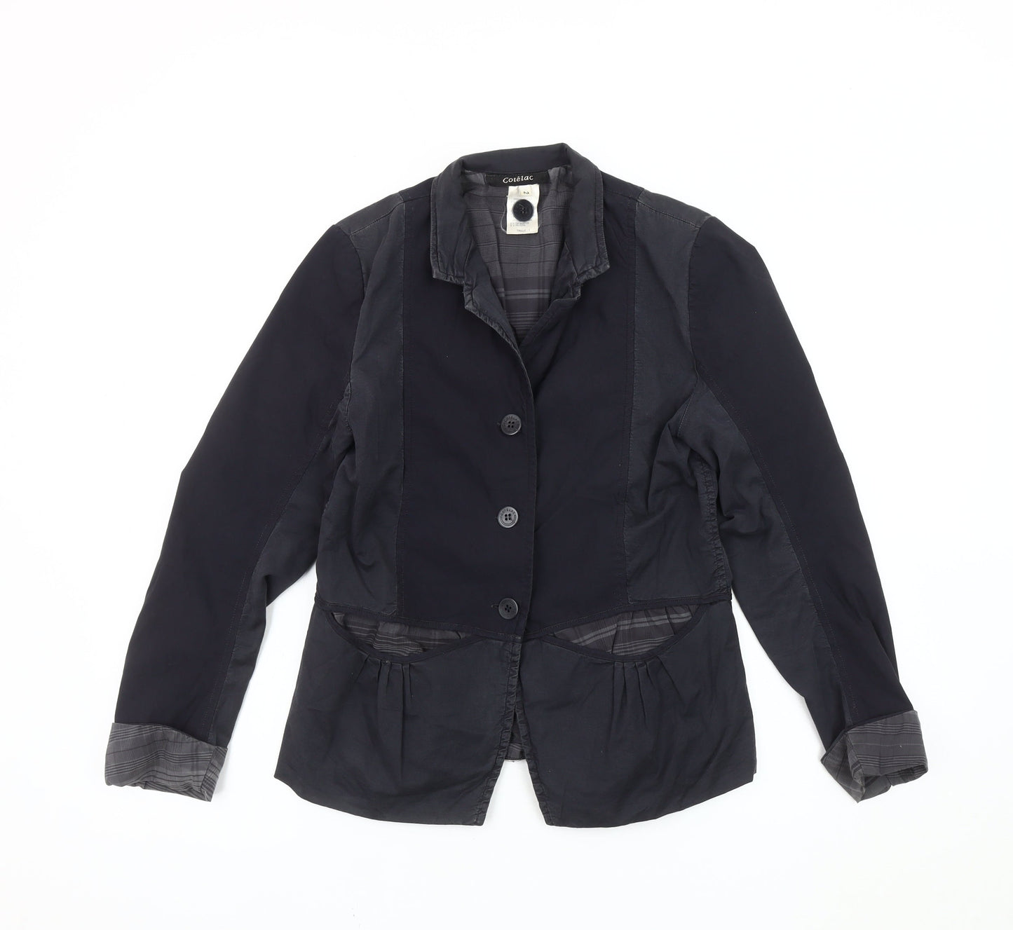 Cotélac Women's Black Blazer Size S Casual
