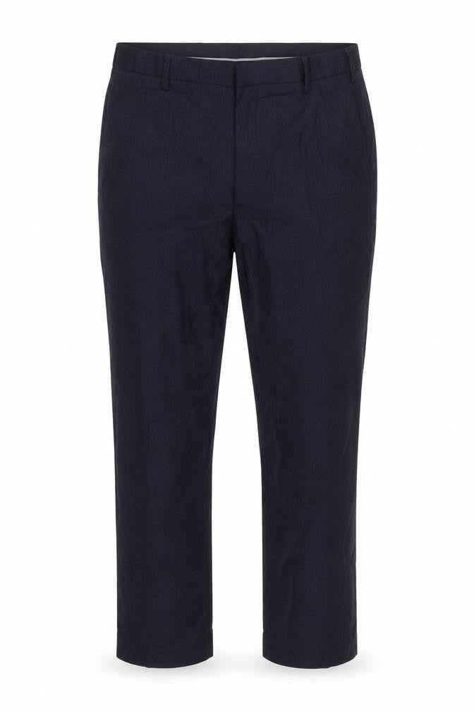 Marks & Spencer Men's Blue Regular Fit Trousers