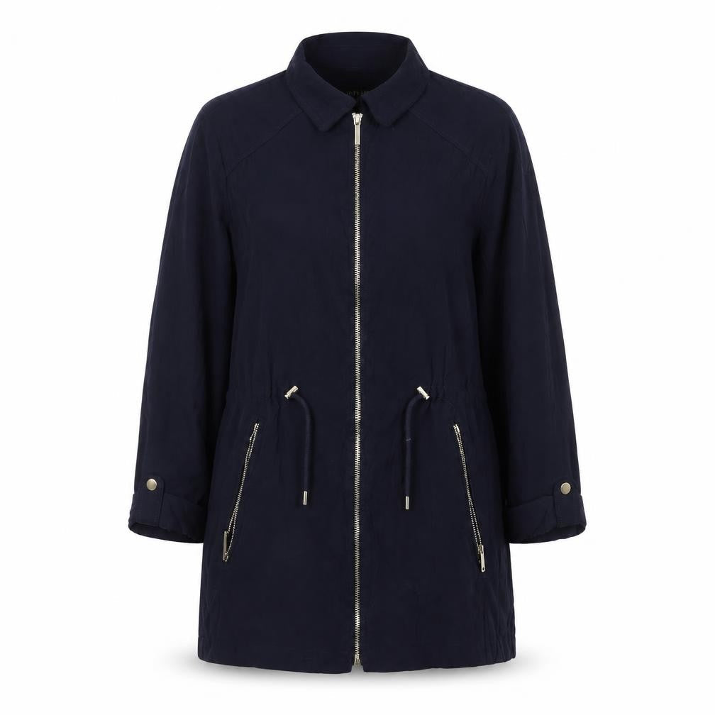 Zara Women's Blue M Basic Jacket with Zip Pockets
