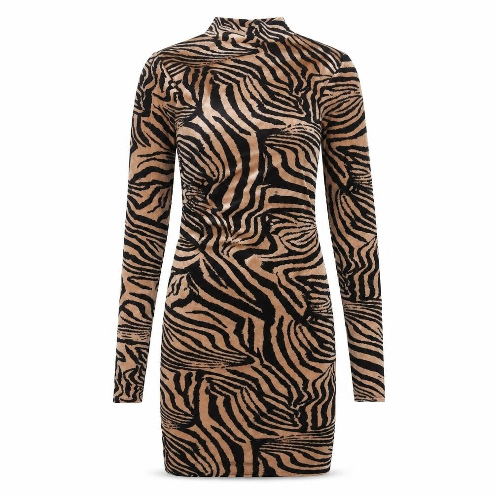 PRETTYLITTLETHING Women's Multicoloured Bodycon Dress, Size 8