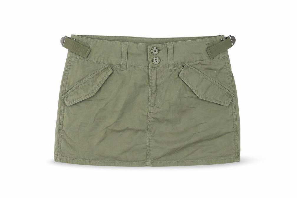H&M Divided Women's Green Cargo Skirt, Size 8