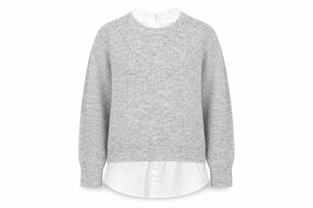 Next Women's Grey Knit Pullover Jumper M