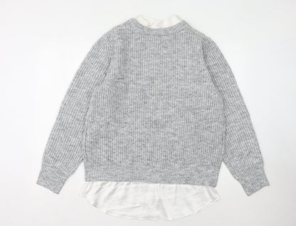 Back view of Next Women's Grey Knit jumper M