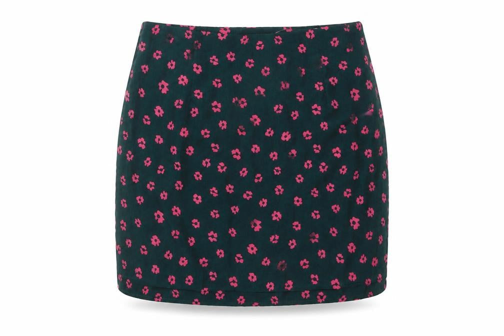Boohoo Women's Multicoloured Floral Skirt Size 12