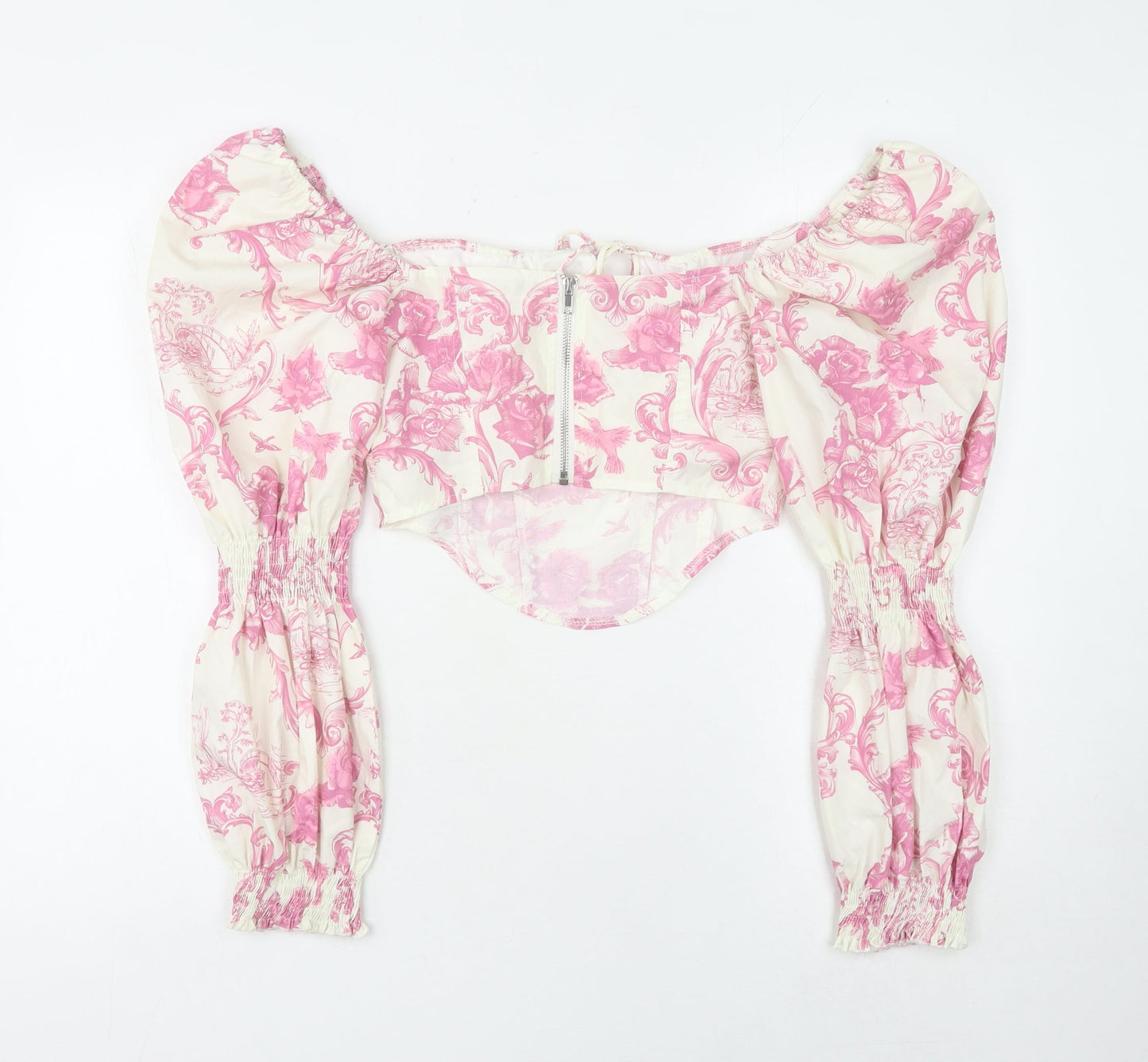 Missguided Women's Pink Off-Shoulder Blouse Size 10