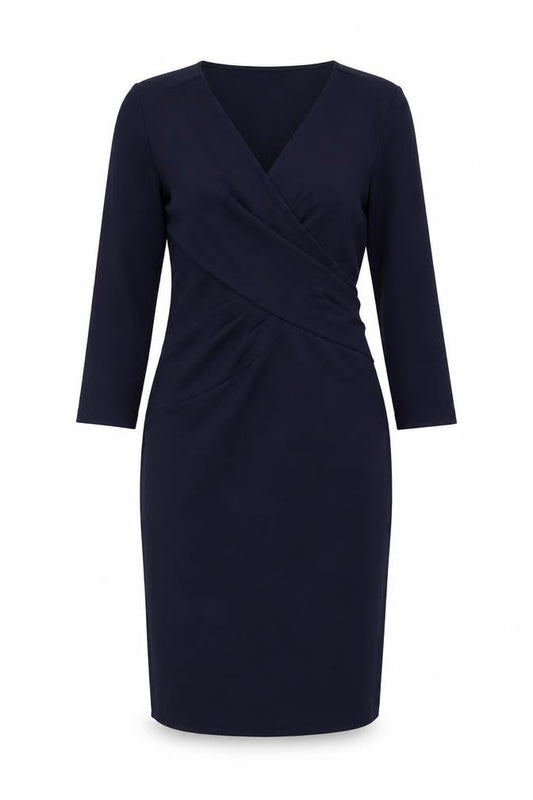 Diane von Furstenberg Women's Blue Sheath Dress Size 8