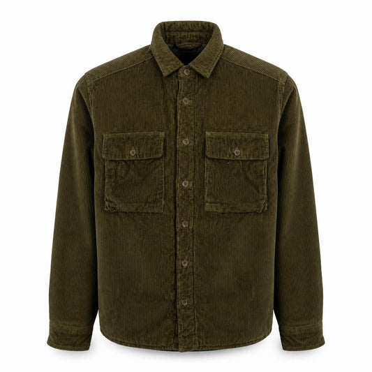 ASOS Men's Green Corduroy Basic Jacket Size 2XS