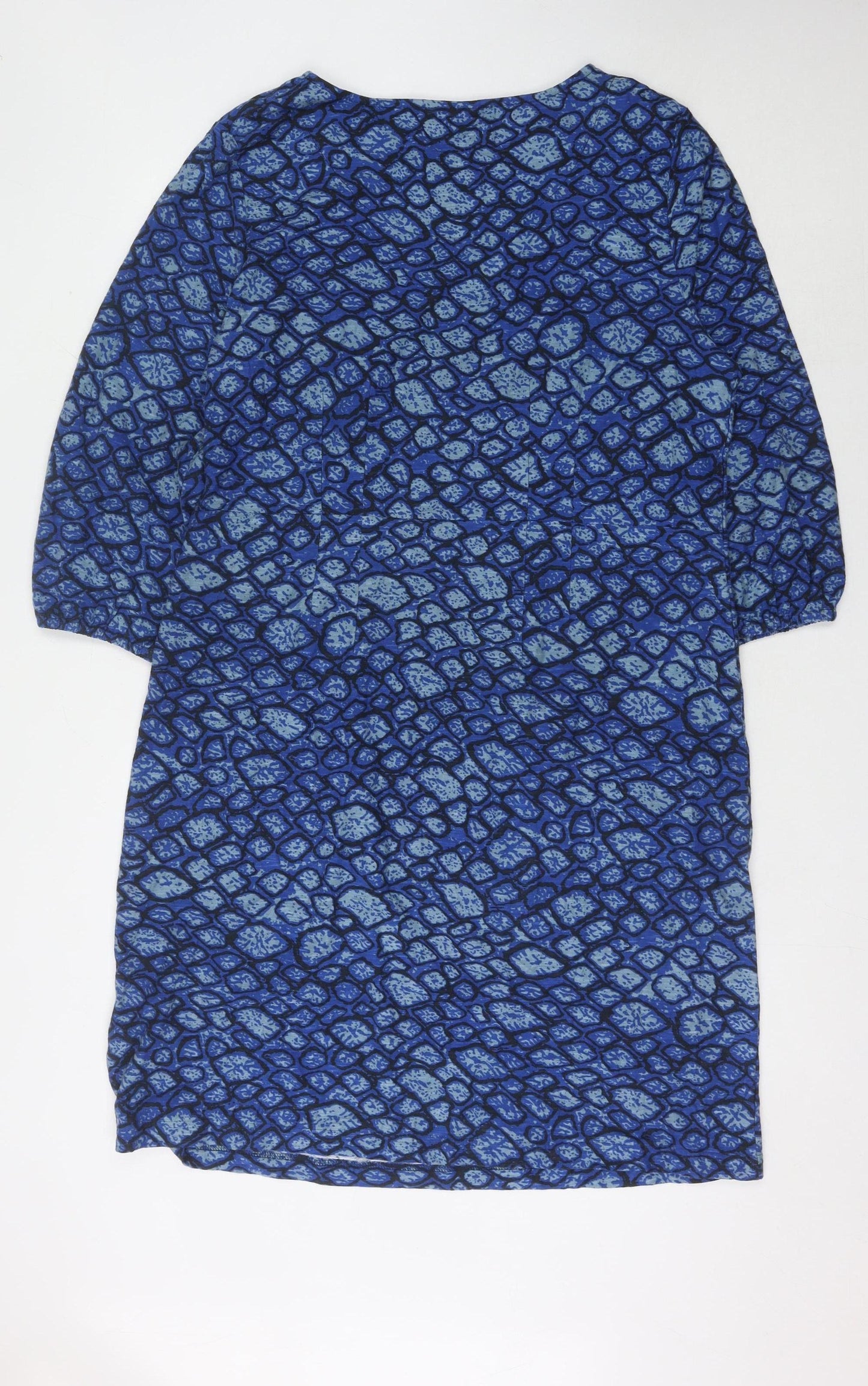 Adini Women's Blue Dress L Cotton