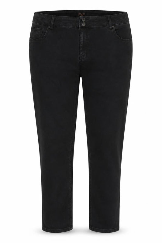 F&F Women's Black Regular Fit Jeans Size 12