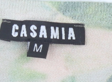 Casamia Women's Multicoloured Floral V-Neck Jumper M
