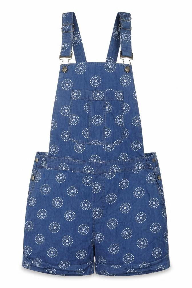 Disneyland Paris Dungaree Playsuit, Women, Blue, Size 4