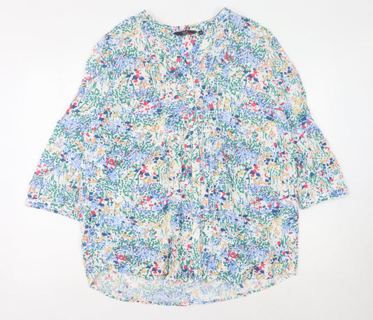 ISLE Essentials Women’s Floral Tunic Blouse, Size 22