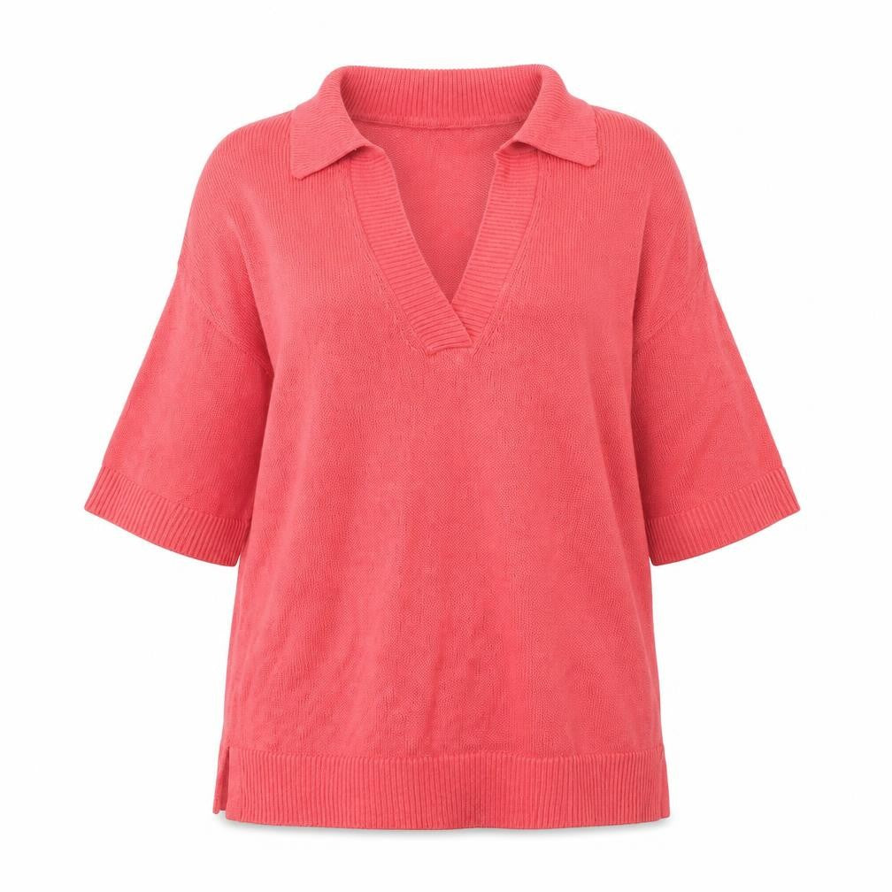 Matalan Women's Pink V-Neck Pullover Jumper M
