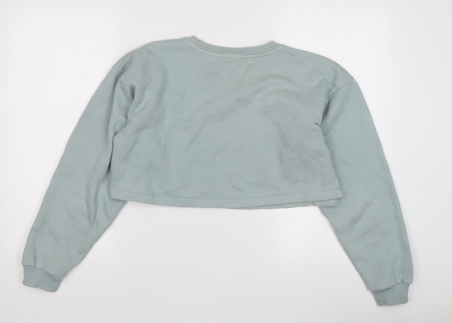 Skinnydip Women’s Green Celestial Graphic Pullover Sweatshirt M