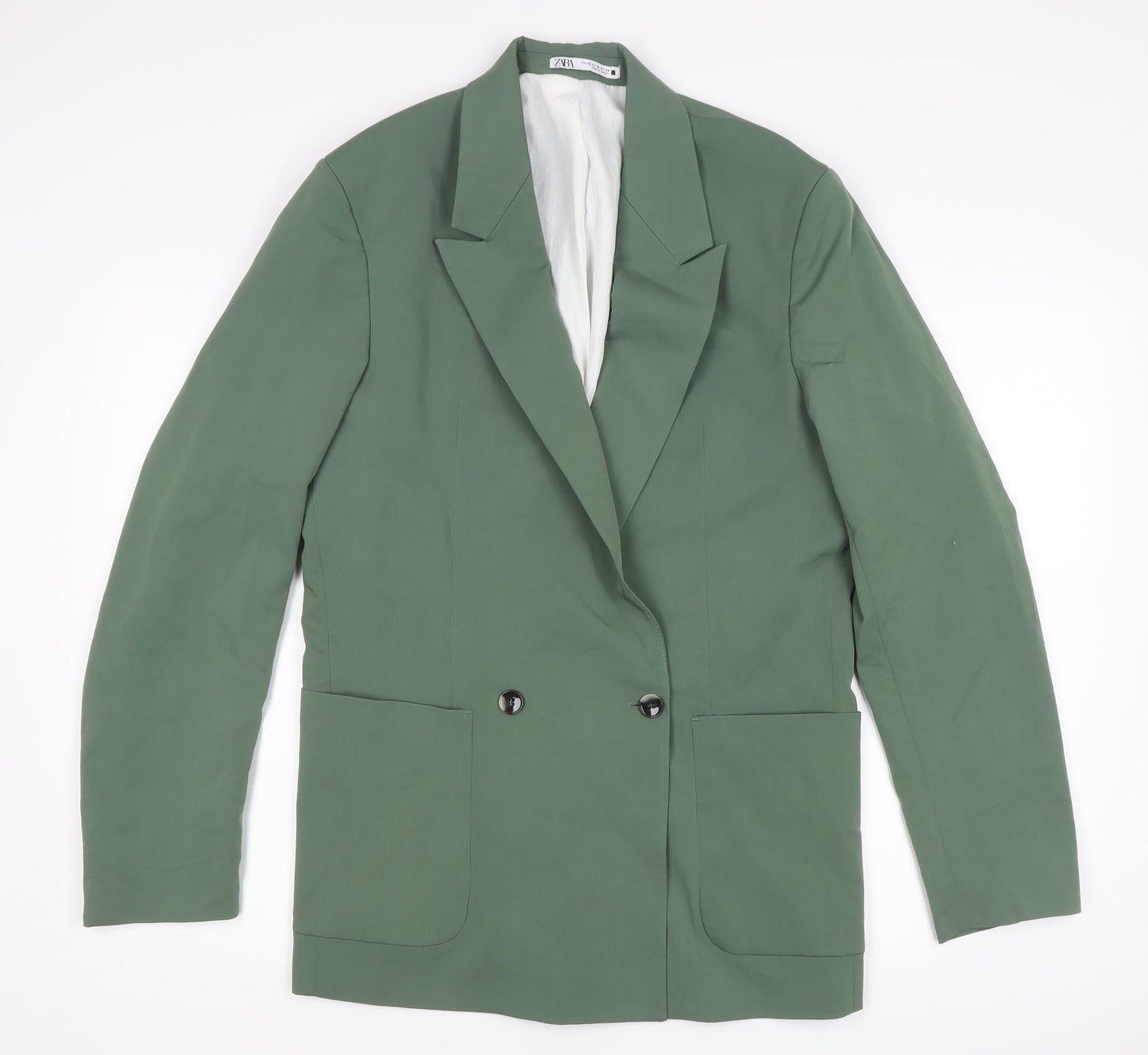 Zara Women's Green Mid Blazer, Size 20, Excellent Condition
