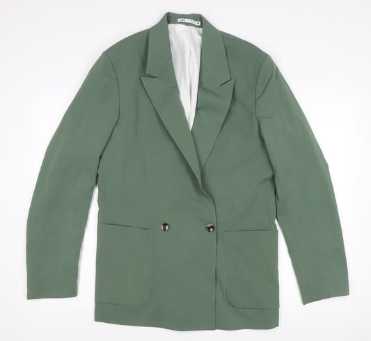 Zara Women's Green Mid Blazer, Size 20, Excellent Condition