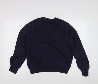 H&M Womens Blue Firenze Sweatshirt, Size 14