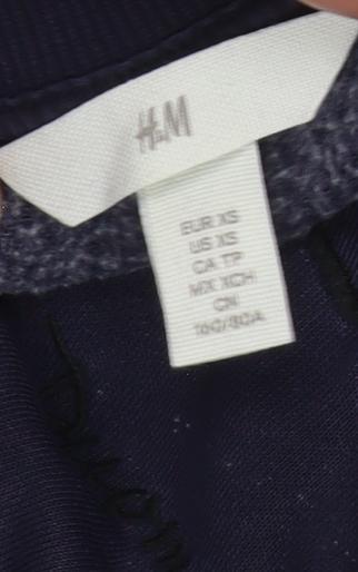 H&M Womens Blue Firenze Sweatshirt, Size 14