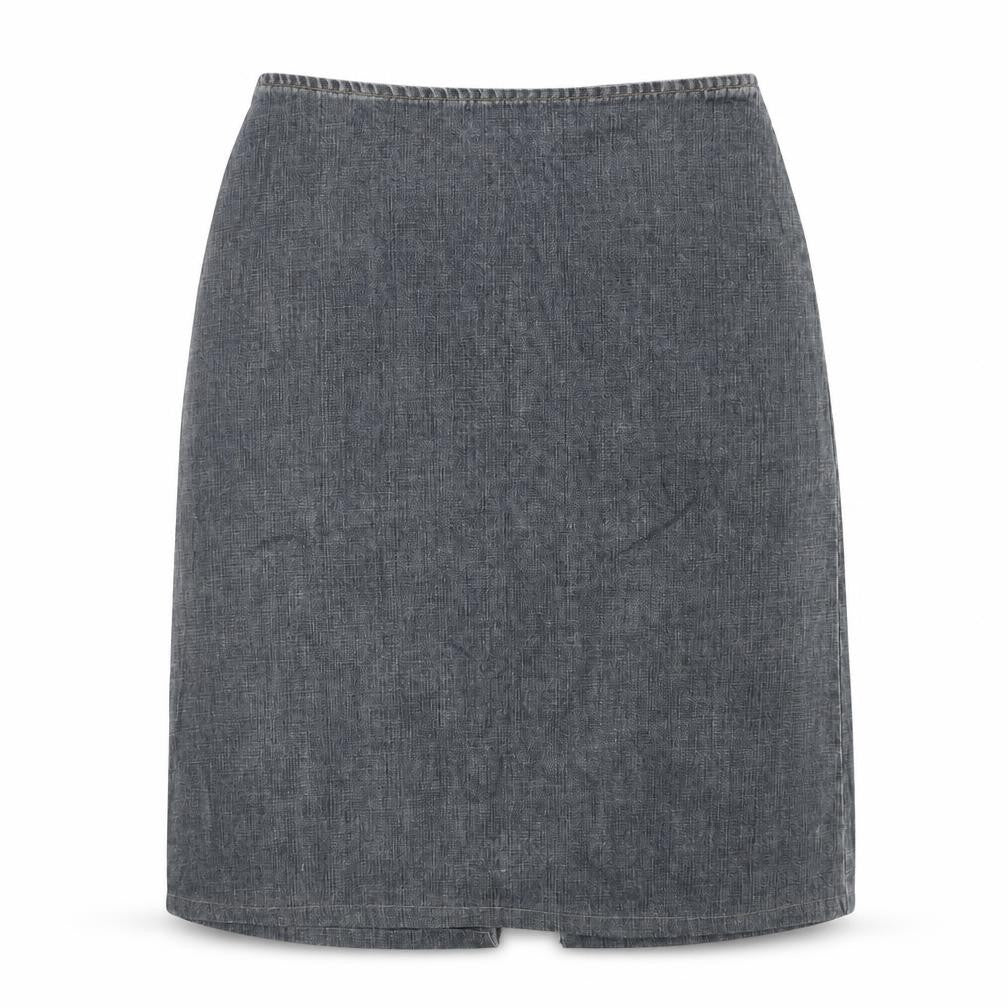 Divided Women's Blue Denim Skirt, M, Knee Length