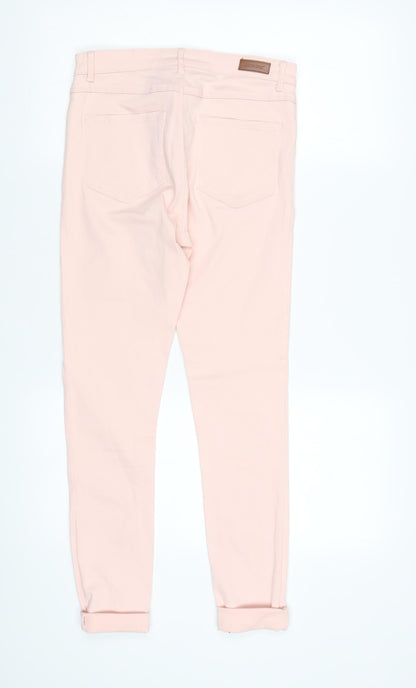 Back view of Cherokee Women's Pink Jegging, size 12, Mid Rise