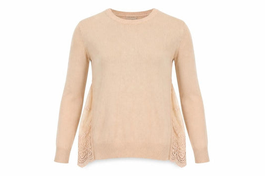 Front view of Apricot Women's Beige jumper, size 10