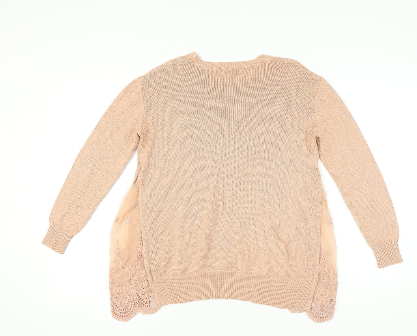 Apricot Women's Beige Pullover Jumper Size 10