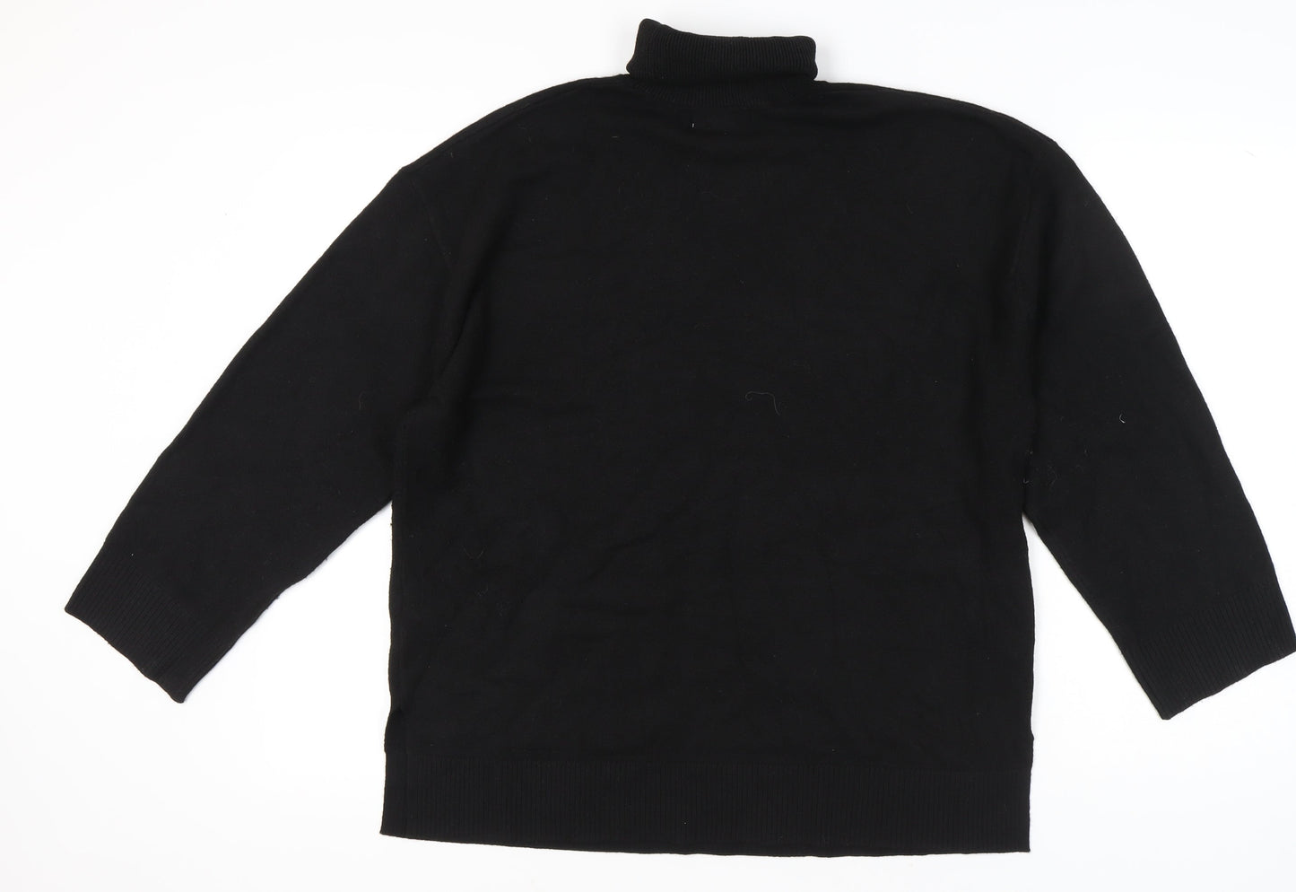 Marks and Spencer Women's Black Roll Neck Jumper