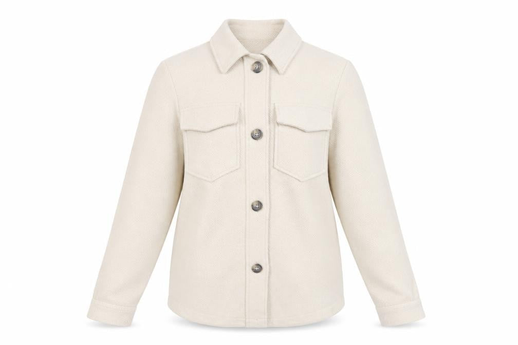 F&F Women's Beige Mid-Length Jacket, Size S, Casual