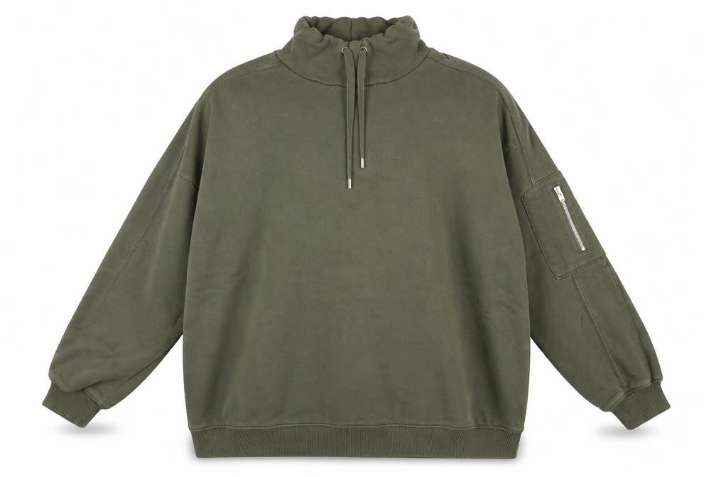 Next Unisex Adults Green XL Sweatshirt with Drawstring