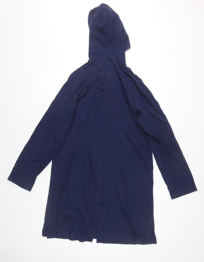 Lands' End Women's Blue Full Zip Hoodie, M