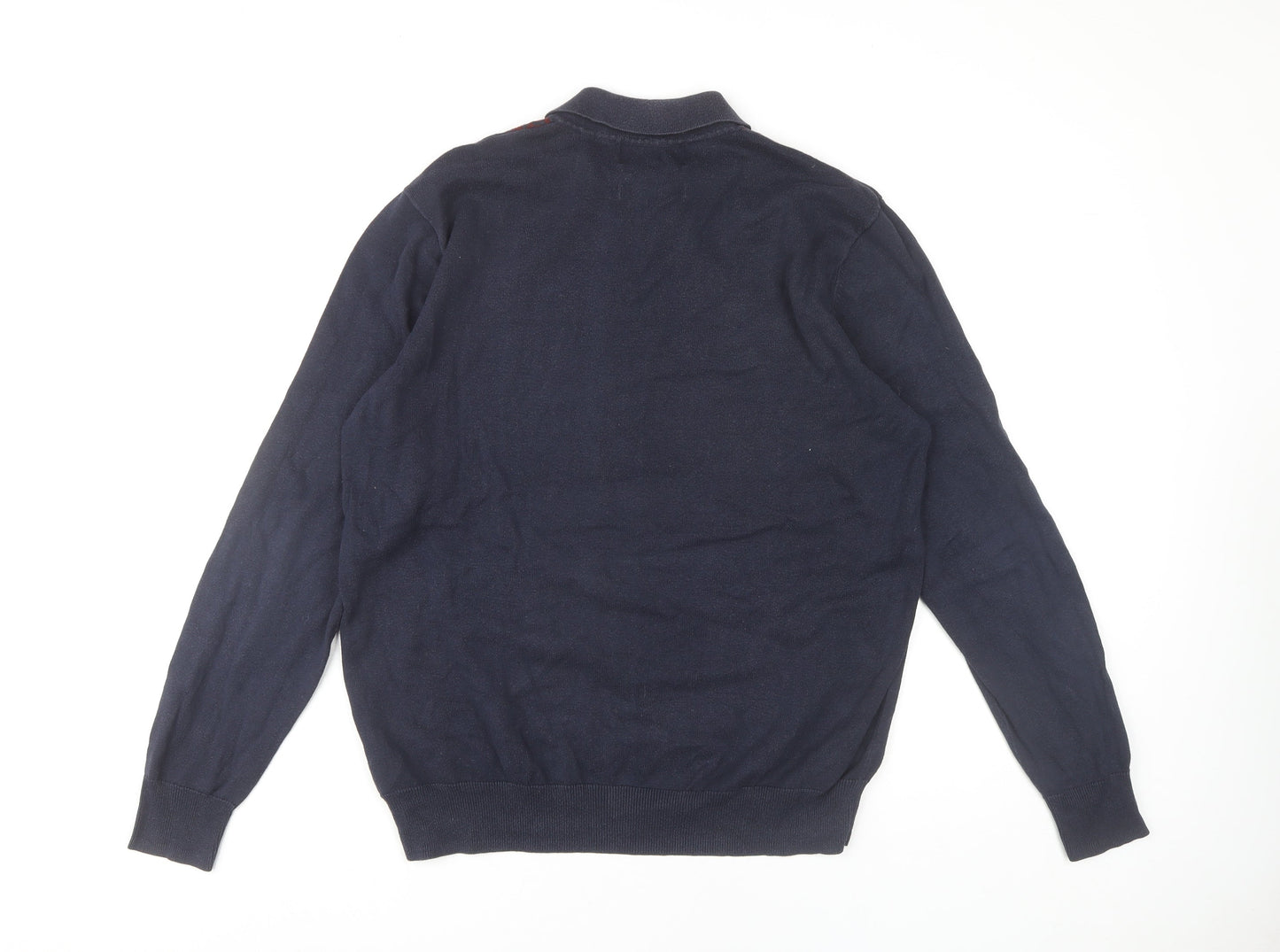 Marks and Spencer Men's Blue Polo L