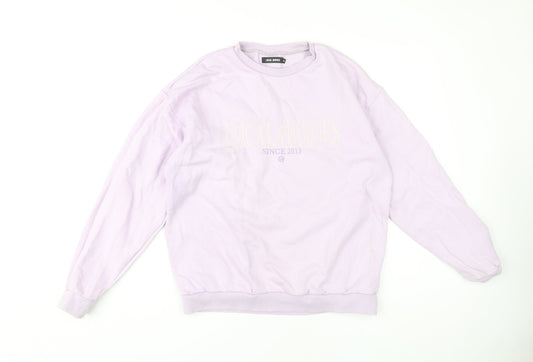 Local Heroes Women's Purple Crew Neck Sweatshirt M